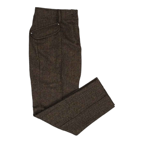 PENNYBLACK PANTALONE DONNA NEWPENNY BY PENNYBLACK LIMONAIA 3134047 03 MARRONE SPIGATO AI Colore Marrone,Taglia IT 40
