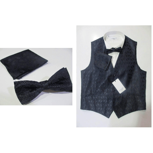 MANUEL RITZ GILET POCHETTE PAPILLON UOMO MANUEL RITZ ORIGINAL 2230WK501 173318 PE NUOVO Colore Blu,Taglia IT 52