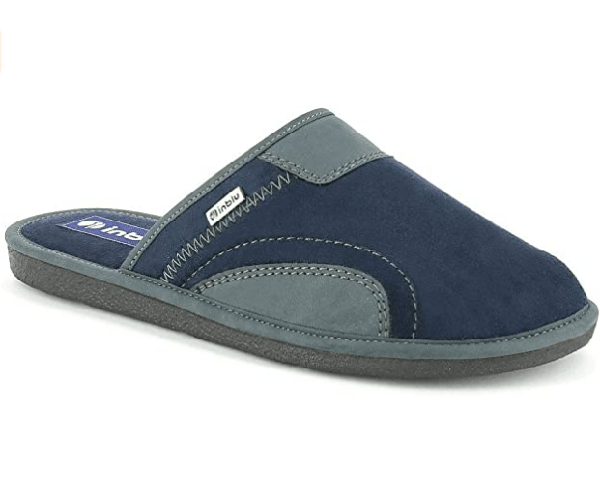 INBLU SCARPE CIABATTE PANTOFOLE UOMO INBLU 61 25 ECO PELLE BLU ORIGINALE AI NEW Colore Blu,Taglia 41