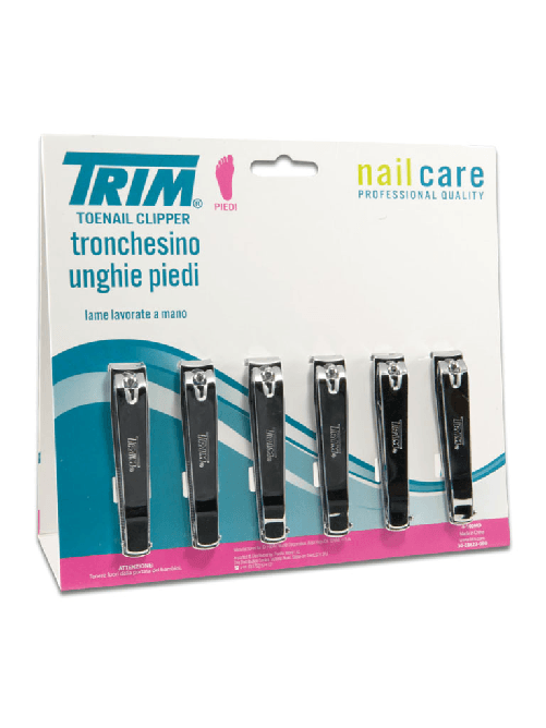 Trim DISPLAY CARTELLA TRIM TAGLIA UNGHIE PIEDI (12PZ) 4-100 MD