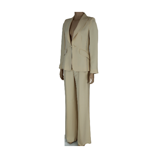 PENNYBLACK TAILLEUR ABITO CERIMONIA DONNA PENNYBLACK CALAMAIO 2091066 02 BEIGE ELEGANTE PE Colore Beige,Taglia IT 42