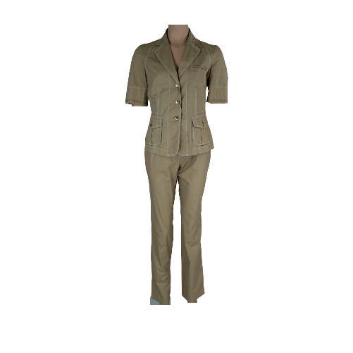 DIANA GALLESI TAILLEUR ABITO VESTITO DONNA DIANA GALLESI C2 SAFARI 4184R00320 22 BEIGE PE Colore Beige,Taglia IT 44