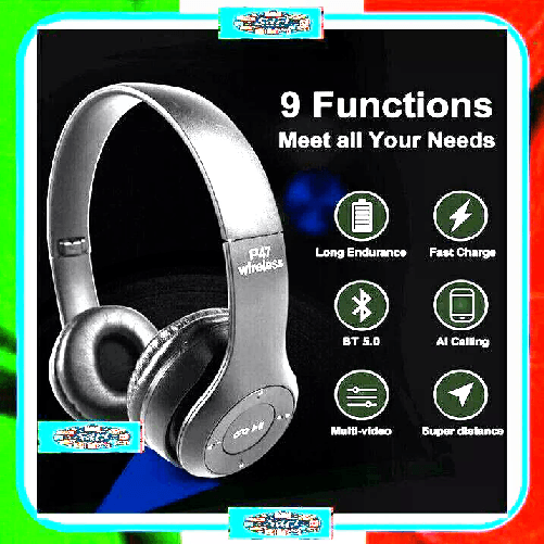 Leovin - Andowls Cuffie Bluetooth Senza Fili con Microfono, Radio FM TF per TV, PC, Smartphone
