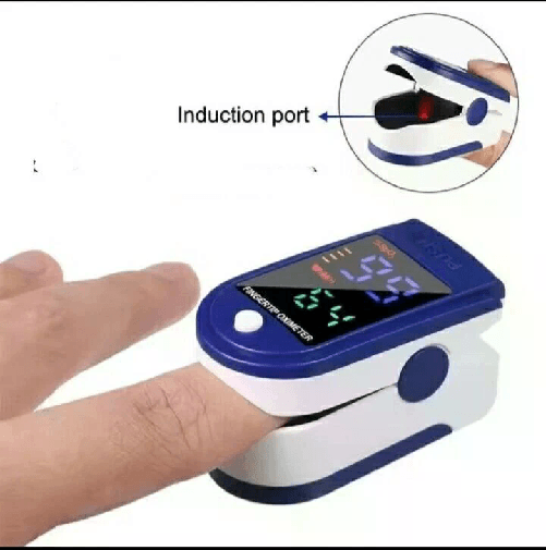 Saturimetro Pulsossimetro da Dito Ossigeno Sangue Frequenza Cardiaca Display led