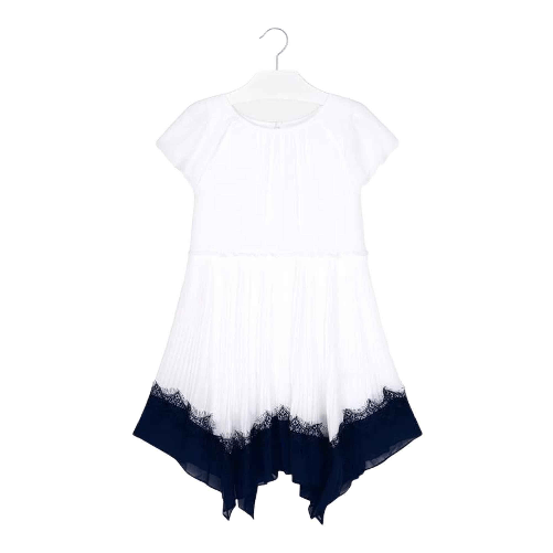 MAYORAL ABITO VESTITO VESTITI RAGAZZA MAYORAL 6945 COTONE 91 ORIGINALE PE NEW Colore Bianco,Taglia 16 anni