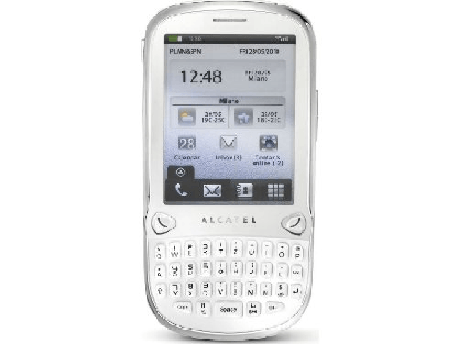 Alcatel OT 807 Dual SIM Chrome - Telefono Cellulare Metallico