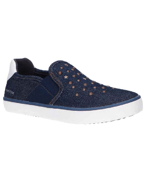 GEOX SCARPE SLIP ON BAMBINA GEOX KILWI GIRL J92D5O 00013 C4002 ORIGINALE PE Colore Blu,Taglia 29