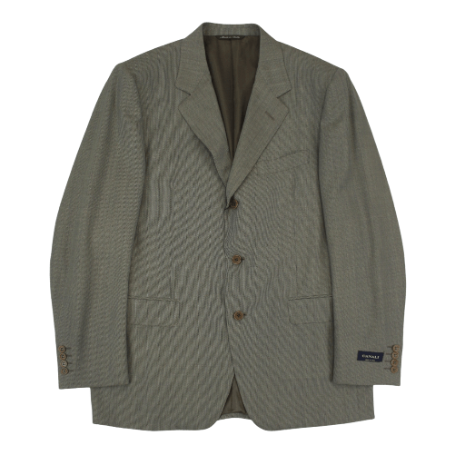 CANALI ABITO VESTITO CERIMONIA SPOSO UOMO CANALI AL 11320 LANA 14 ORIGINALE Colore Verde,Taglia IT 50