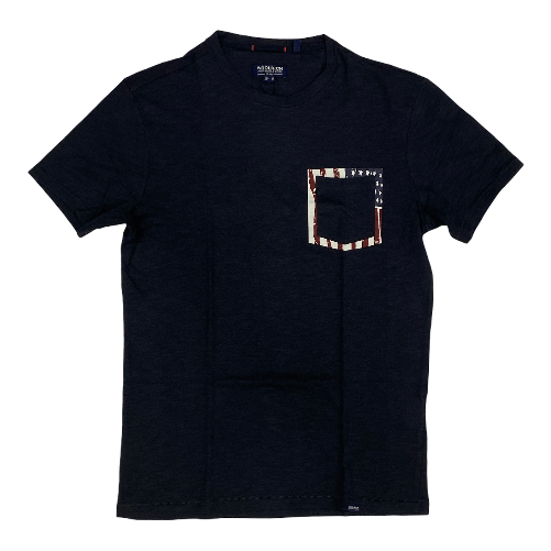 WOOLRICH MAGLIA T SHIRT UOMO WOOLRICH WOTEE1105 FJ90 COTONE BLU 300A ORIGINALE PE Colore Blu,Taglia S