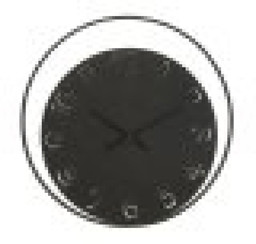 Charme1921 Orologio da muro Circle industrial dark 60x4,5cm