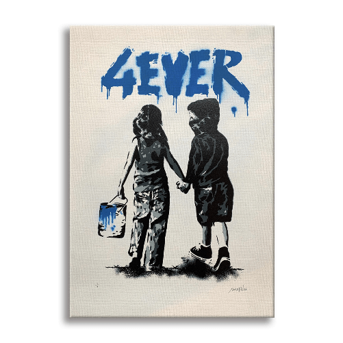 4Ever - Quadro Canvas Contemporaneo su telaio in legno 100x140 cm