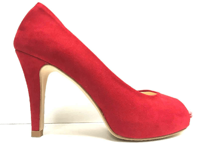 BOTTEGA LOTTI SCARPE DECOLTE DONNA BOTTEGA LOTTI ORIGINALE 7225 PELLE TACCO ROSSO NEW Colore Rosso,Taglia 39