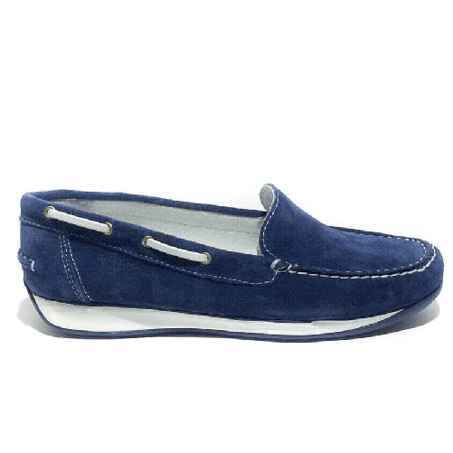 SWISSIES SCARPE MOCASSINI DONNA SWISSIES SABRINA 4130161 454 BLU MARINE PELLE SHOES WOMAN Colore Blu,Taglia 35