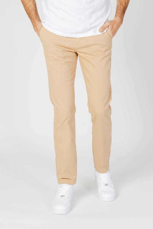 TOMMY JEANS PANTALONE UOMO TOMMY JEANS AUSTIN DM0DM19166 COTONE AB0 ORIGINALE PE 2024 Taglia US 36 / 32,Colore Beige