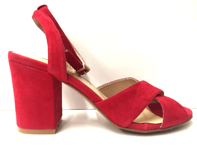 ROBERTA MARTINI SCARPE SANDALO SANDALI DONNA ROBERTA MARTINI ORIGINAL G832 PELLE SHOES P/E NEW Colore Rosso,Taglia 37