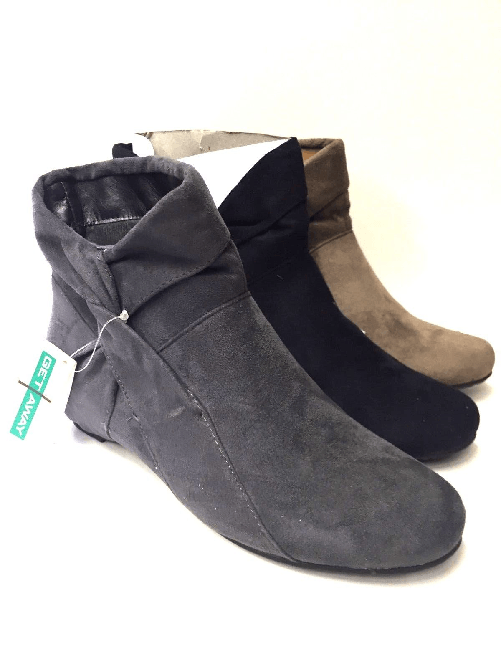 GET AWAY SCARPE STIVALETTO STIVALI DONNA GET AWAY ORIGINAL 127216 ZEPPA ECO PELLE A/I NEW Colore GREY,Taglia 39