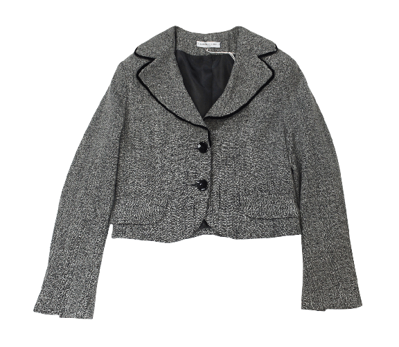 ELEONORA DI TOLEDO TAILLEUR ABITO GIACCA PANTALONE DONNA ELEONORA TOLEDO 8212 GRIGIO ORIGINALE AI Colore Grigio,Taglia IT 46