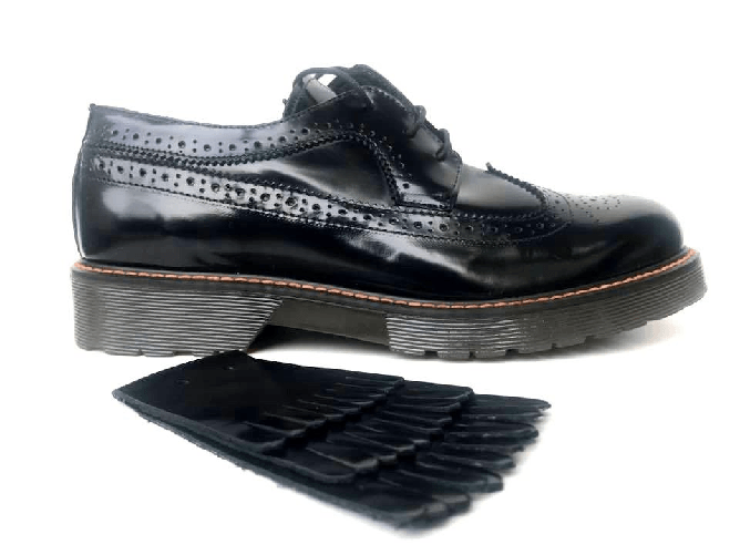 KNOCK-OUT SCARPE INGLESE CASUAL DONNA KNOCK-OUT ORIGINALE 3003 A2BX PELLE SHOES A/I NEW Colore BLACK NERO,Taglia 40
