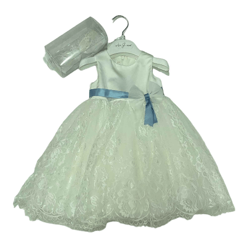 LES GAMINS ABITO VESTITO CERIMONIA BIMBA LES GAMINS LG231044N BIANCO ORIGINALE PE 2023 Colore Bianco,Taglia 18 mesi