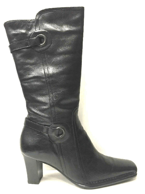 FREEMOOD SCARPE STIVALI STIVALE DONNA FREEMOOD BACARDI 30591312 PELLE ORIGINALE AI NEW Colore Nero,Taglia 37