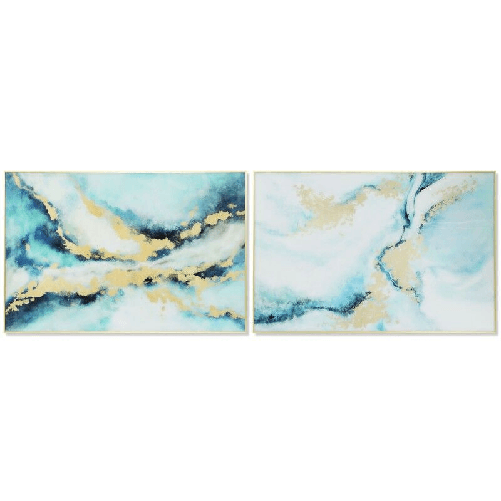 Quadro DKD Home Decor Alluminio Cristallo 80 x 2,5 x 120 cm 120 x 2,5 x 80 cm