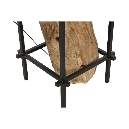 Home ESPRIT Lampadario Home ESPRIT Ferro teak 65 x 65 x 50 cm