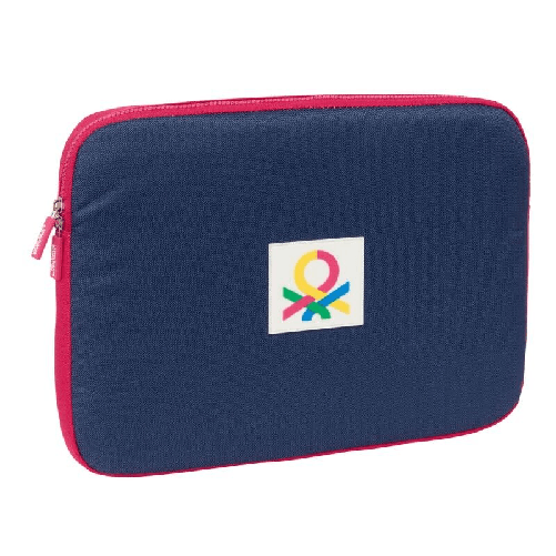 Benetton Custodia per Portatile Benetton Cherry Ciliegia Blu Marino 15,6'' 39,5 x 27,5 x 3,5 cm