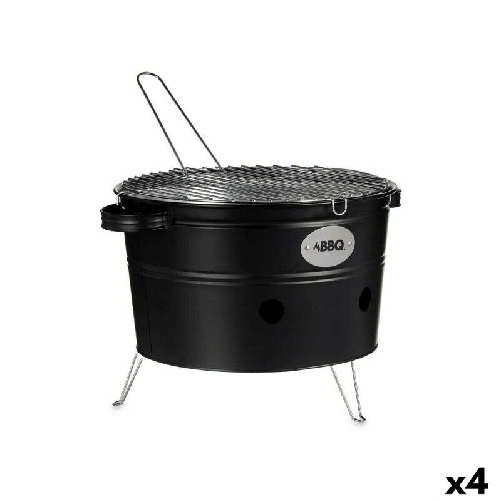 La Dehesa Barbecue Portatile Ferro Zinco 35 x 21 x 42 cm (4 Unità)