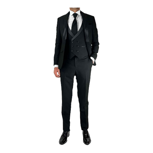 PIERO GIACHI COMPLETO ABITO CERIMONIA GIACCA UOMO PIERO GIACHI 292 2010G1P1 17 ORIGINALPE2024 Colore Nero,Taglia IT 48