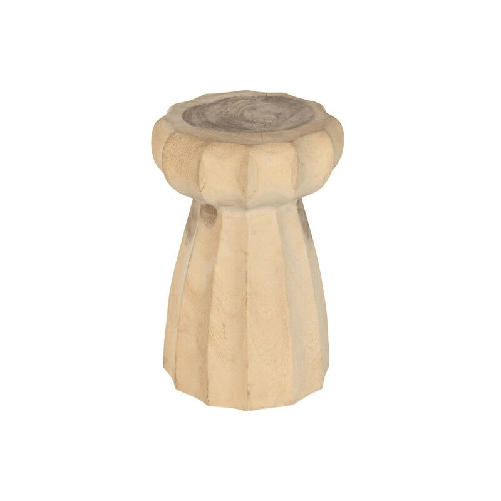 Home ESPRIT Tavolo aggiuntivo Home ESPRIT Naturale 30 x 30 x 45 cm