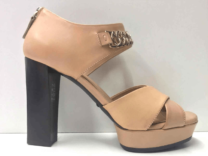 TOD'S SCARPE SANDALO DECOLTE DONNA TODS TOD S XXW21B0V780GOC PELLE ORIGINALE PE NEW Colore Beige,Taglia 37 1/2