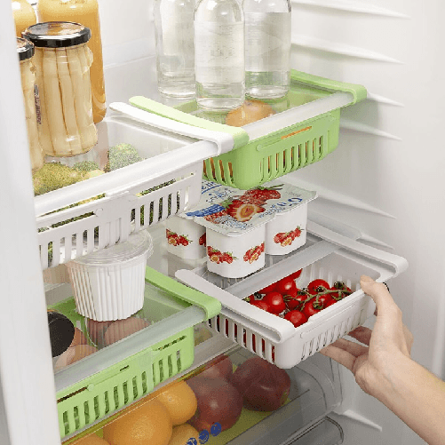 InnovaGoods Contenitore Regolabile per il Frigorifero Friwer InnovaGoods 2 Unità