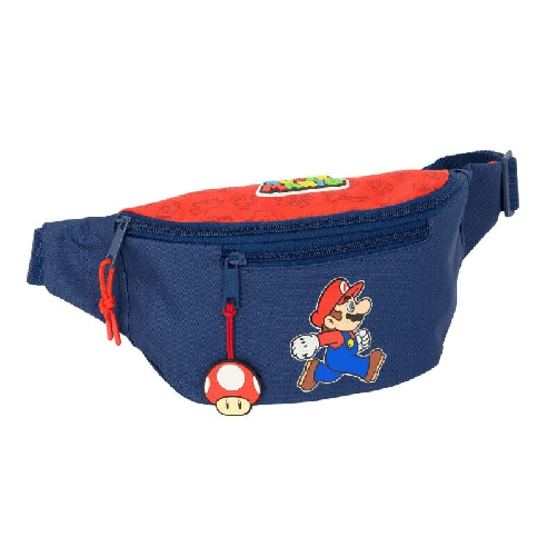 Super Mario Marsupio Super Mario Trick Rosso Blu scuro 23 x 12 x 9 cm