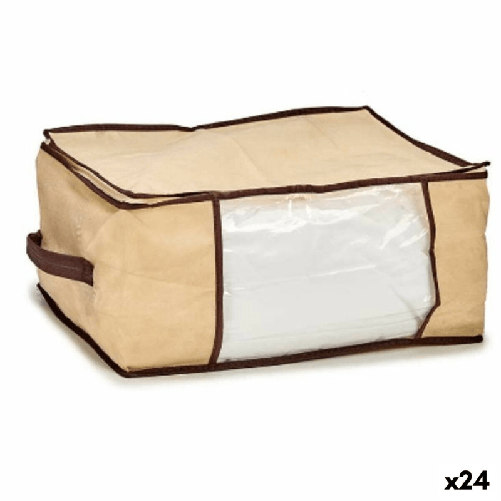 Kipit Borsa Portaoggetti Kipit AR1903037 Crema Poliestere polipropilene 27 L 45 x 30 x 20 cm (24 Unità)