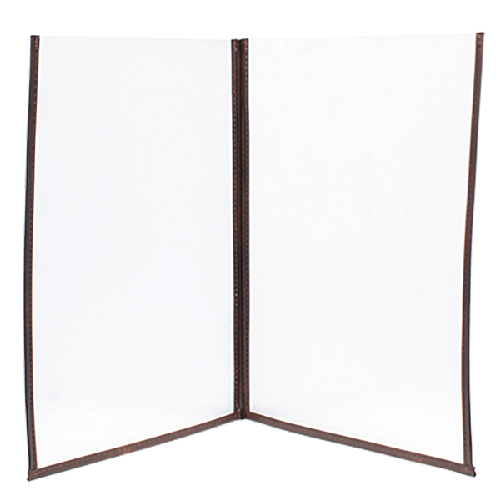 Set 3 Porta Menu' Crystal BR2 DOPPIO (per 4 FOGLI A4)
