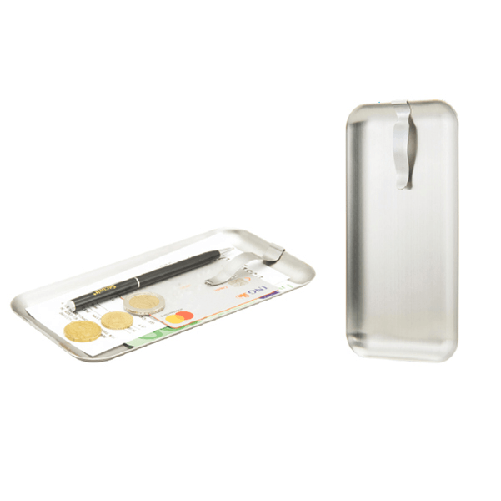 SECURIT Porta Conto in metallo 28,5x9cm con fermaglio
