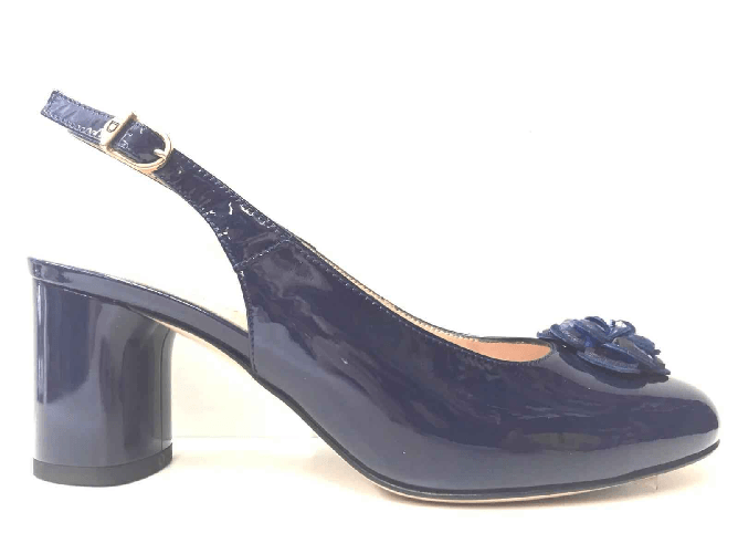 DONNA SERENA SCARPE DECOLTE SANDALO DONNA DONNA SERENA 6011 PELLE ORIGINALE PE NEW Colore Blu,Taglia 37