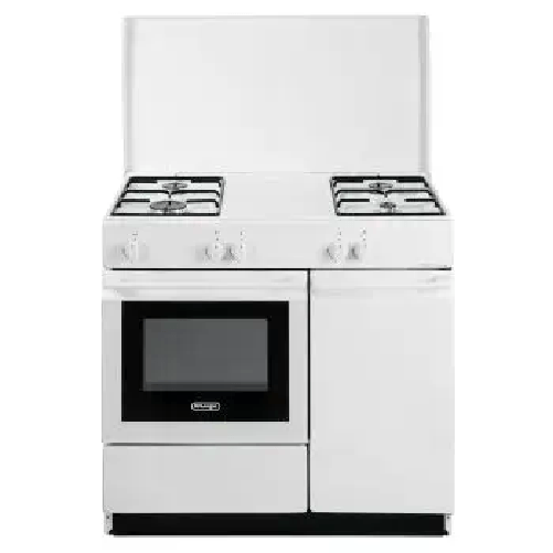 DELONGHI De Longhi SGW 854 NM Cucina a Gas 4 Fuochi Forno a Gas Statico 44 Litri 86x50 cm colore Bianco