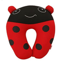 ROBERTAGOR CUSCINO COLLO ANTISTRESS VIAGGIO AUTO TRENO AEREO MICRO SFERE ANIMALI COCCINELLA