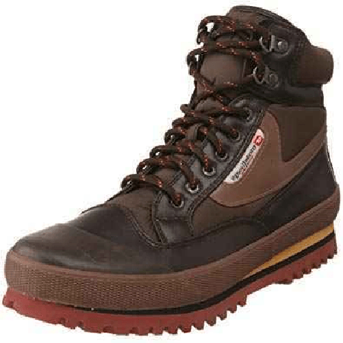 SCARPE SCARPONE UOMO DIESEL OLSON 00YG42 PS190 H2985 COFFE BEAN MUSTANG PELLE AI 41 Marrone