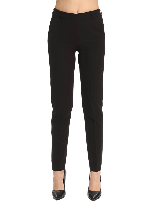 PANTALONE PANTALONI ELEGANTE DONNA HANITA HP1872037 NERO ORIGINALE AI IT 50 Nero