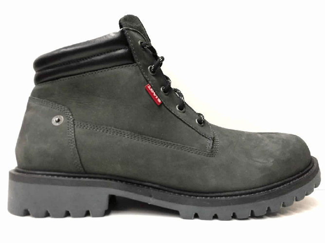 LEVI'S SCARPE SCARPONI STIVALETTO UOMO LEVIS LEVI S 222711 760 PELLE 55 ORIGINALE AI Colore Grigio,Taglia 42