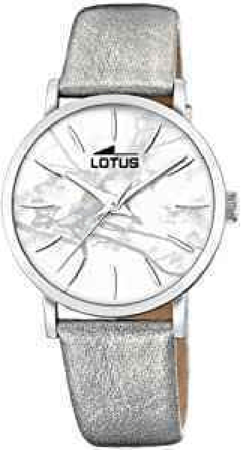 LOTUS OROLOGIO TEMPO DONNA LOTUS 18667 1 PELLE 36 GRIGIO QUARZO ORIGINALE NEW Colore Grigio,Taglia Unica