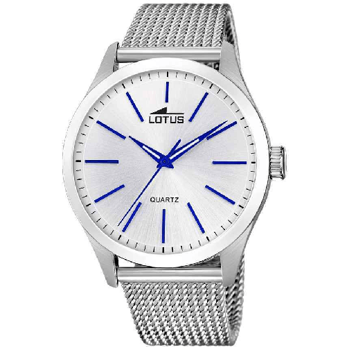 LOTUS OROLOGIO TEMPO UOMO LOTUS 18570 1 ACCIAIO 41 ARGENTO QUARZO ORIGINALE NEW Colore Argento,Taglia Unica