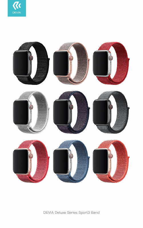 Devia 325212BL accessorio indossabile intelligente Band Blu Tessuto, Nylon
