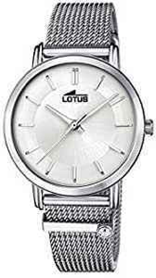 LOTUS OROLOGIO TEMPO DONNA LOTUS 18737 1 ACCIAIO 33 BIANCO QUARZO ORIGINALE NEW Colore Bianco,Taglia Unica