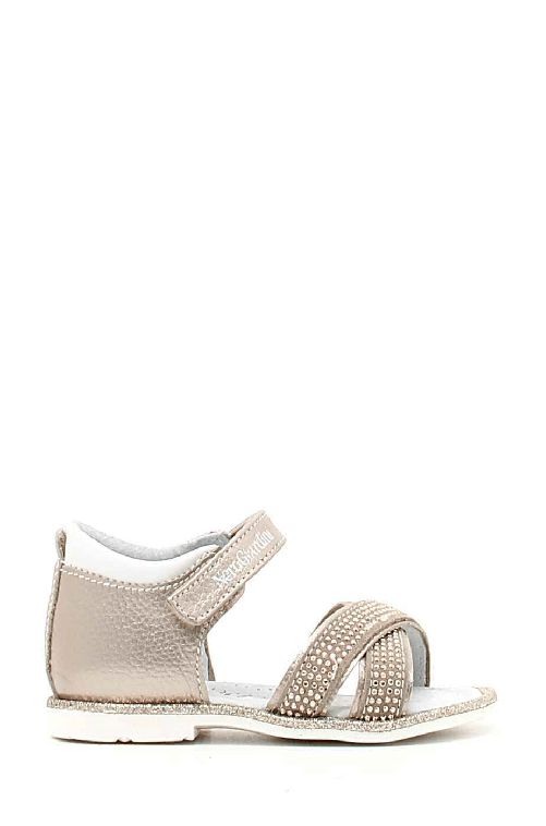 NERO GIARDINI SCARPE SANDALO BIMBA NERO GIARDINI JUNIOR P820350F 672 PELLE ORIGINALE PE 2018 Colore Beige,Taglia 21