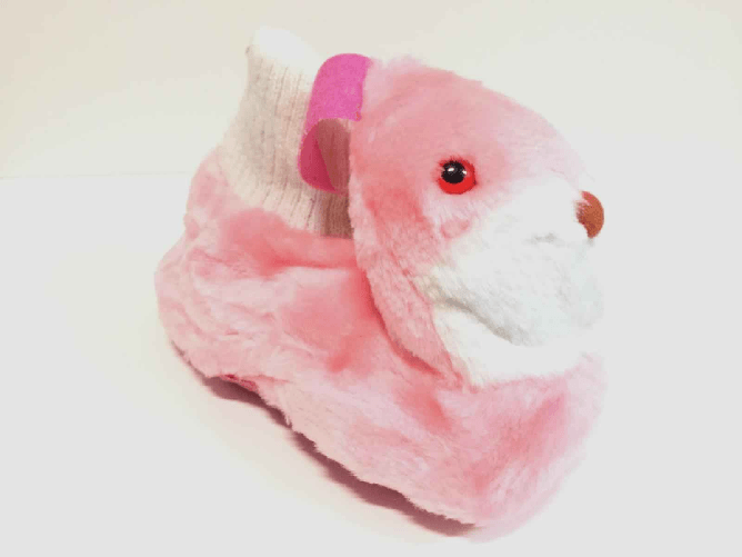 DEMA SCARPE PANTOFOLE PELUCHE BAMBINA DEMA CONIGLIO ROSA ORIGINALE AI NEW Colore Rosa,Taglia L