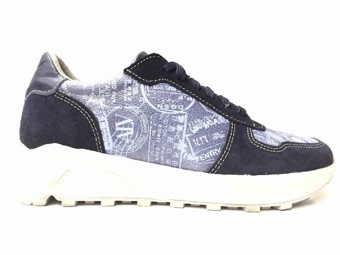 ALV BY ALVIERO MARTINI SCARPE SNEAKERS DONNA ALV BY ALVIERO MARTINI CAM 06 PELLE BLU ORIGINALE PE Colore Blu,Taglia 37