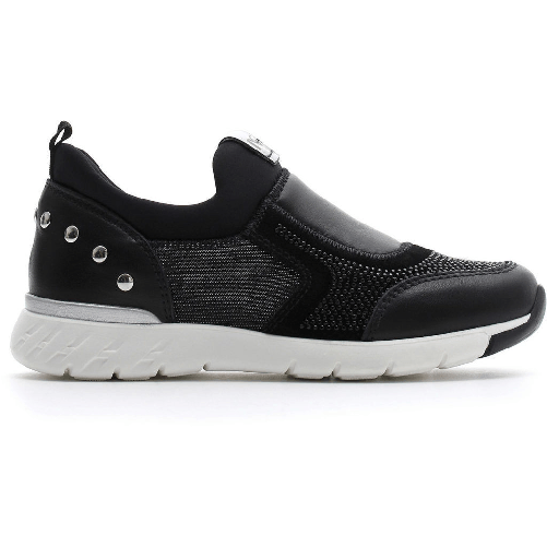 NERO GIARDINI SCARPE SNEAKERS BAMBINA NERO GIARDINI TEEN A830651F PELLE 100 NERO ORIGINALE AI Colore Nero,Taglia 31